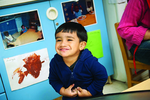 4 -year old boy smiling