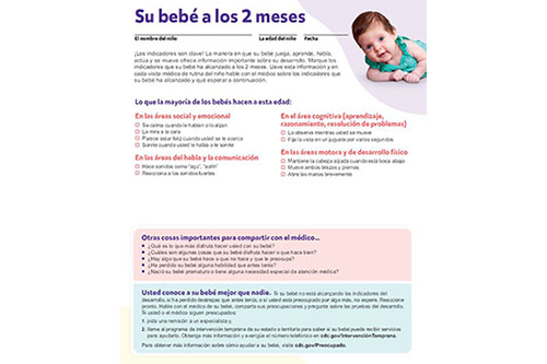 Listas de verificación milestone checklist - 2 months