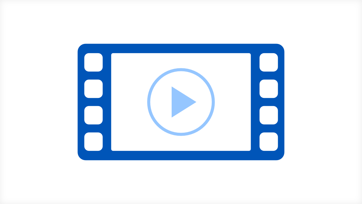 Video Frame Icon of a video frame