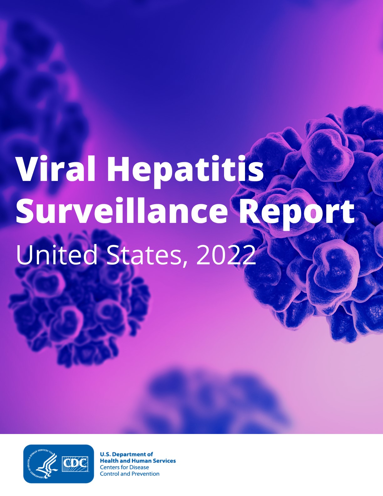 DVH Surveillance-Cover Graphic for the Viral Hepatitis Surveillance Report, 2022