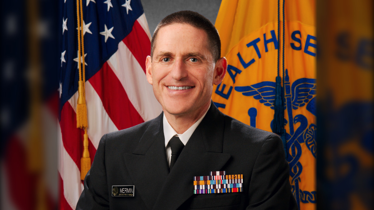 Jonathan Mermin, MD, MPH (RADM, USPHS) Professional Portrait of Dr. Mermin