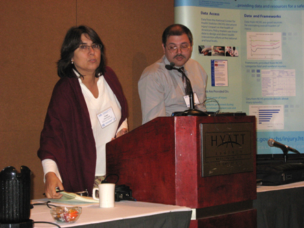 The annual meeting includes presentations on a number of injury related topics including non-fatal injury surveillance, indications of injury incidence, injury prevention and safety, and measures of injury severity.