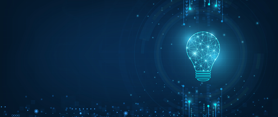 Today, we are building on a vision of transformation Image of a digital lightbulb