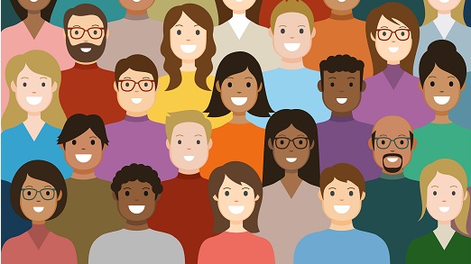 image of diverse group of people