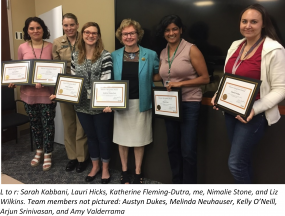 sep18-ltc-9 group photo of the Antibiotic Stewardship Team