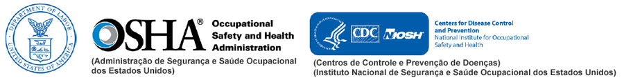 Administração de Segurança e Saúde Ocupacional dos Estados Unidos (OSHA), Centros de Controle e Prevenção de Doenças (CDC), Instituto Nacional de Segurança e Saúde Ocupacional dos Estados Unidos (NIOSH)