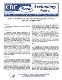 Image of publication Technology News 512 - Improve Drill Dust Collector Capture Through Better Shroud and Inlet Configurations