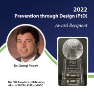 Popv2 2022 PtD Award winner Dr. Georgi Popov