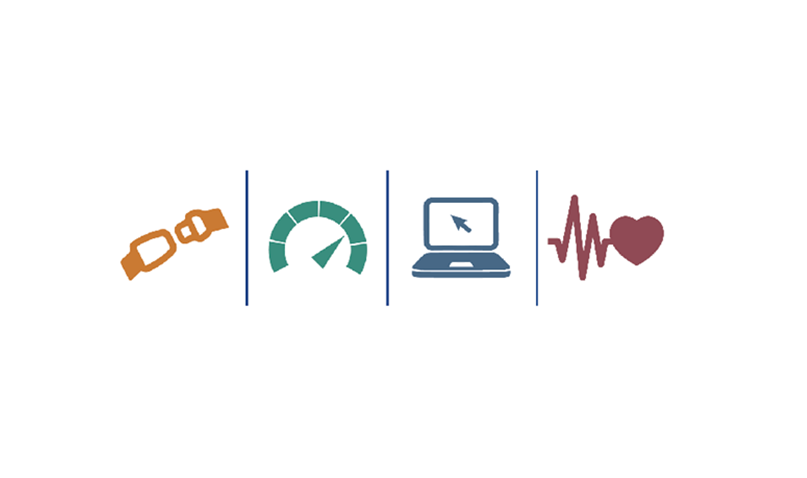 Toolkit Banner No Text Seat belt, speedometer, mobile data terminal, heart rate
