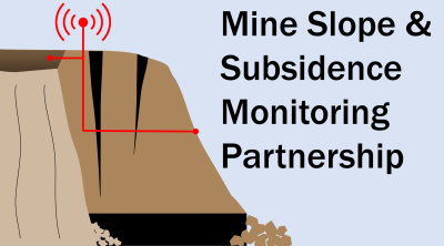 Icon for mine slope & subsidence monitoring partnership