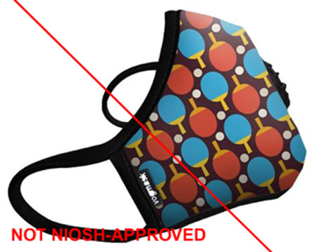 Product misrepresenting a NIOSH approval