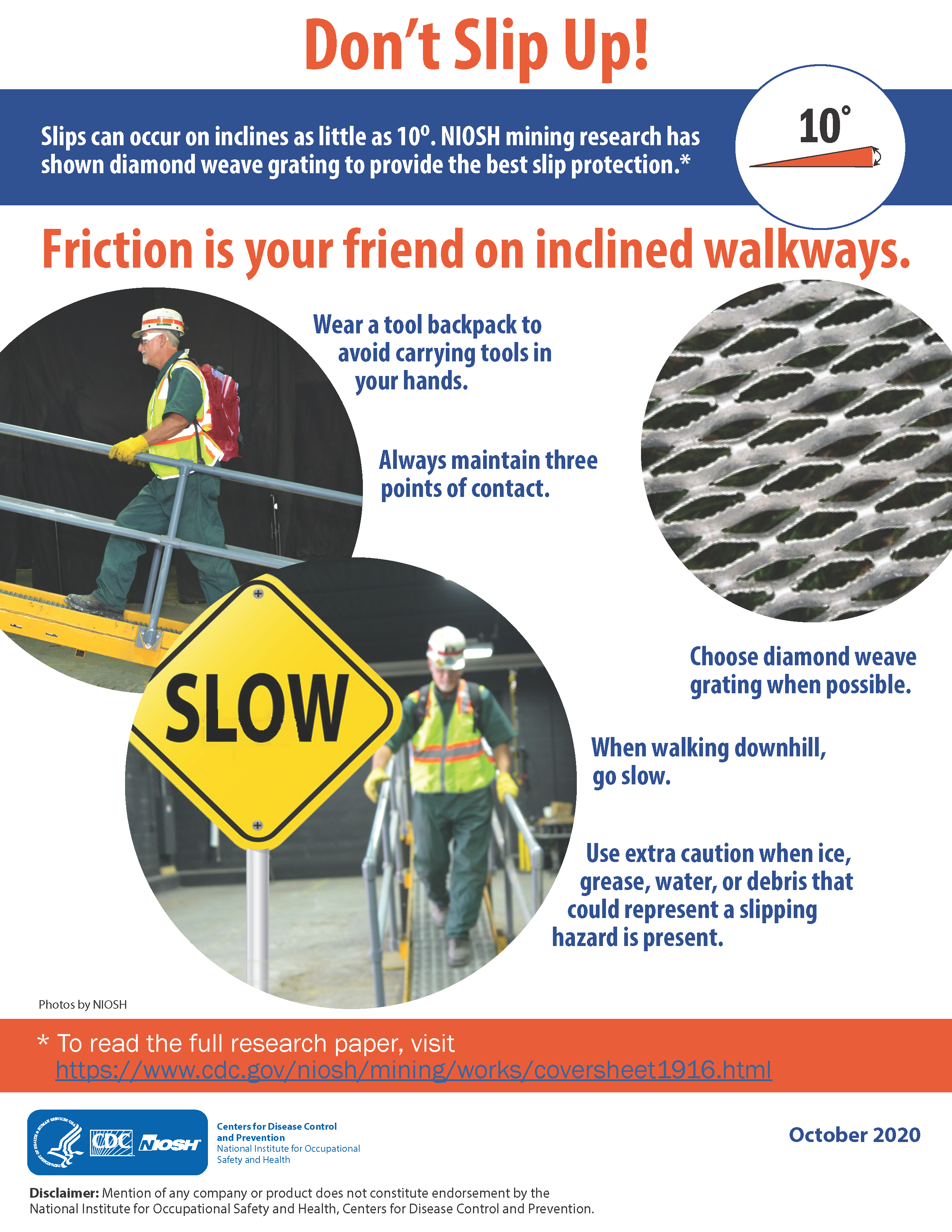 Preview image of Don't Slip Up infographic