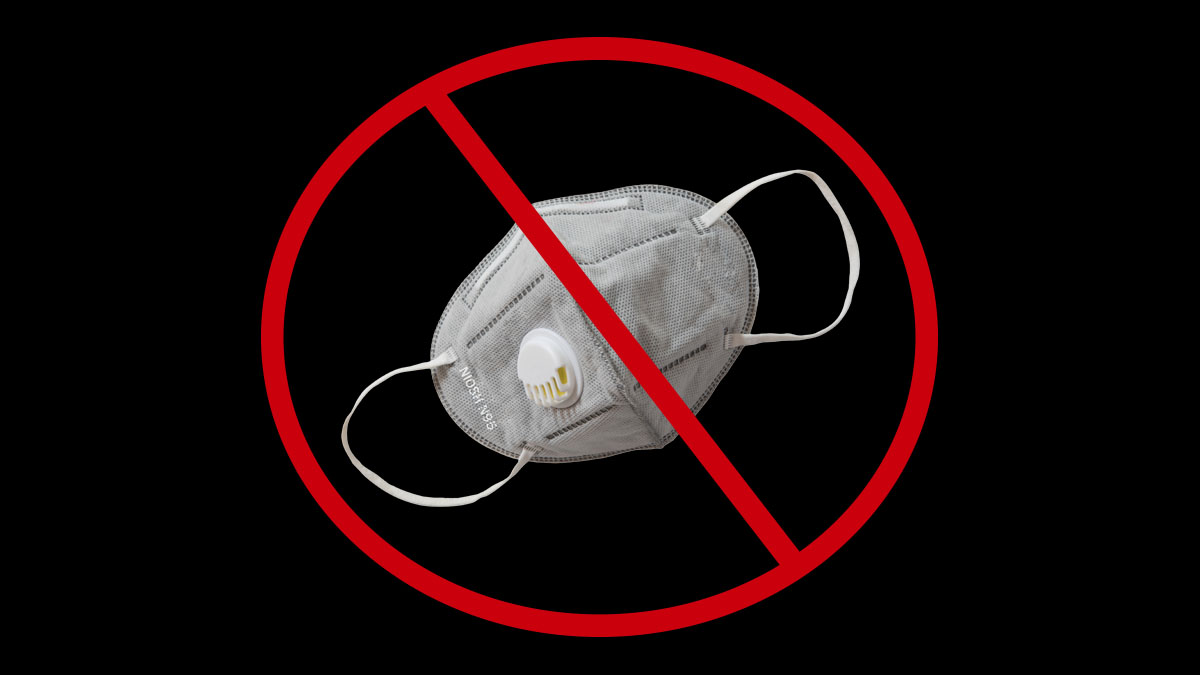 Example of a misrepresented mask