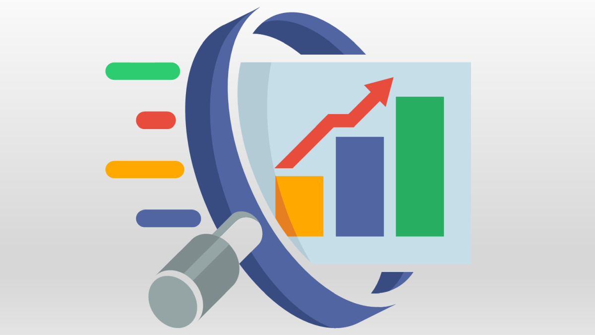 statistical methods icon Icon showing data review methods