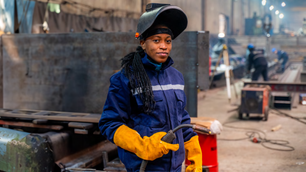 Female welder Female welder