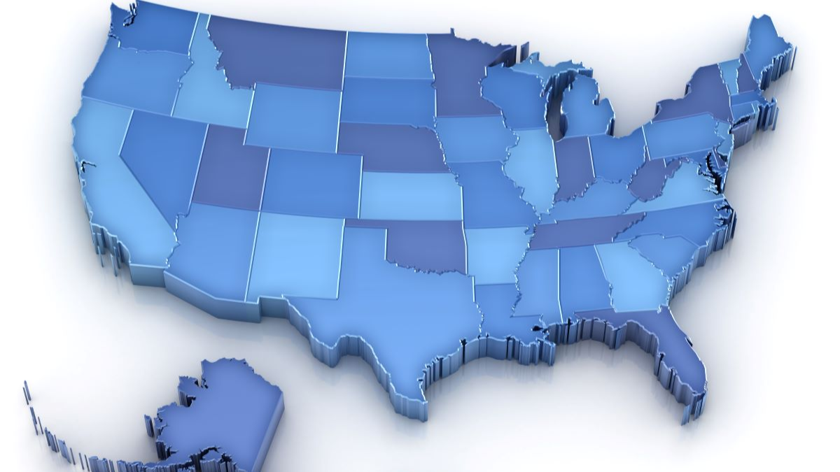 — title missing — Map of U.S.