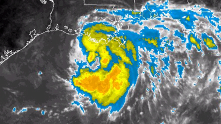 edouard Radar image of Hurricane Edouard