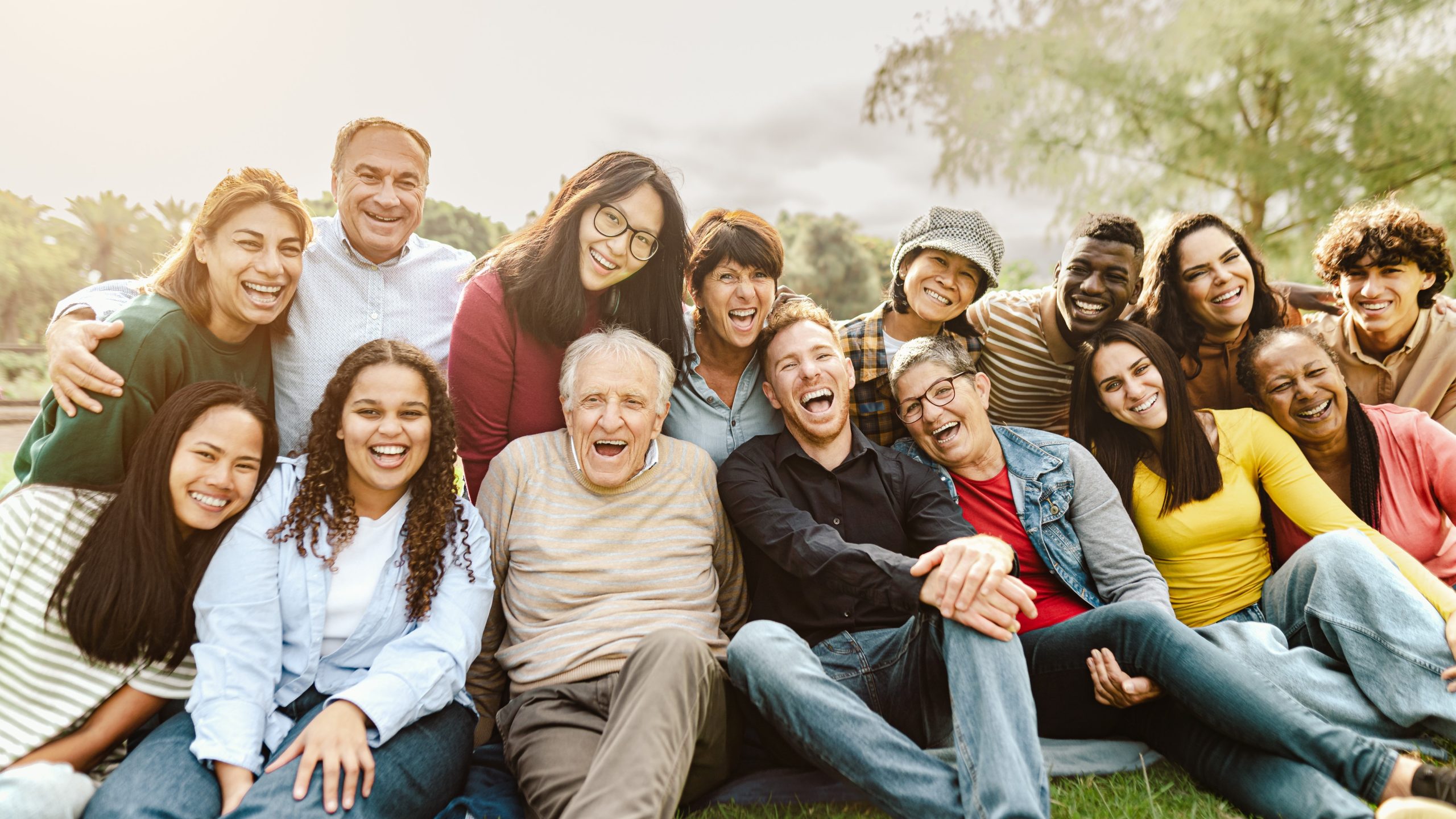 Health Equity Group of people smiling.