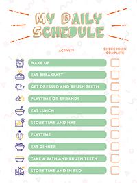 My Daily Schedule_Sample_jpg Sample daily schedule for parents to print.