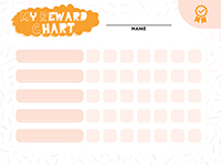 My Reward Chart Blank rewards chart.