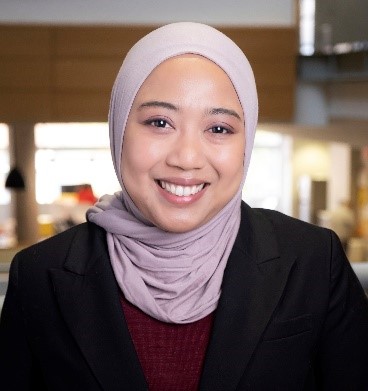 headshot of Prevention Effectiveness fellow Rany Octaria Prevention Effectiveness fellow Rany Octaria, female with headscarf covering her head and neck