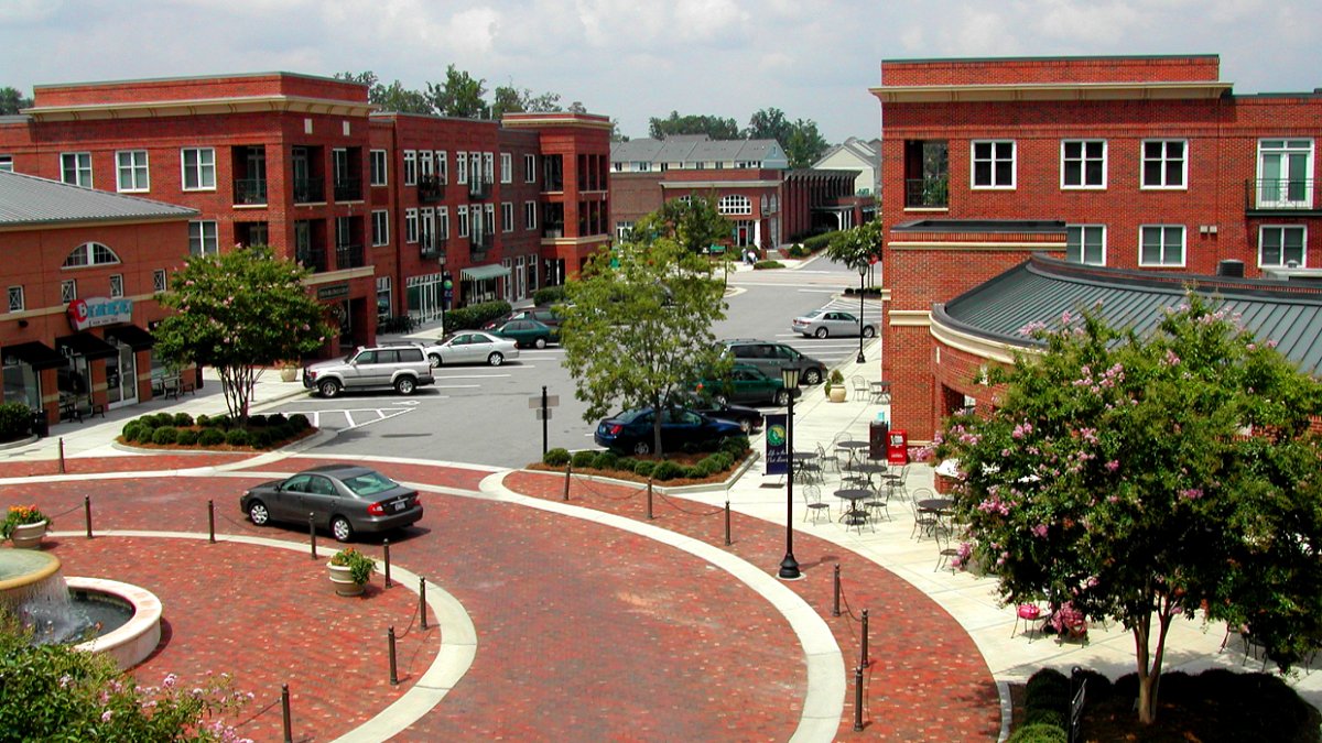 -- title missing -- A walkable town.