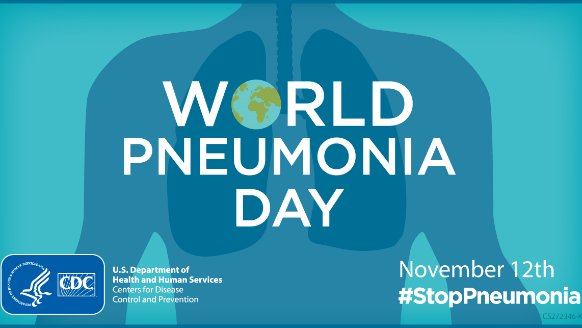 World Pneumonia Day Graphic for World Pneumonia Day on November 12th. #StopPneumonia