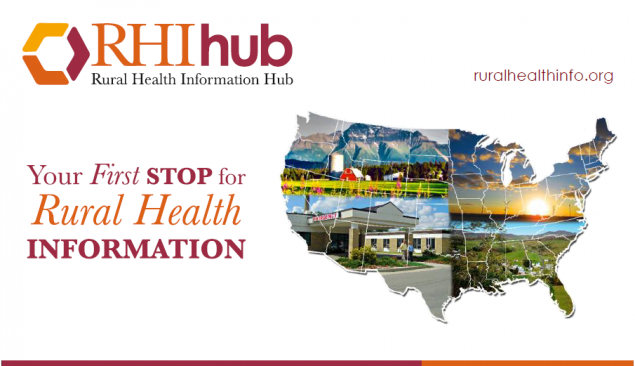 -- title missing -- The Rural Health Information hub at ruralhealthinfo.org is your first stop for rural health information.