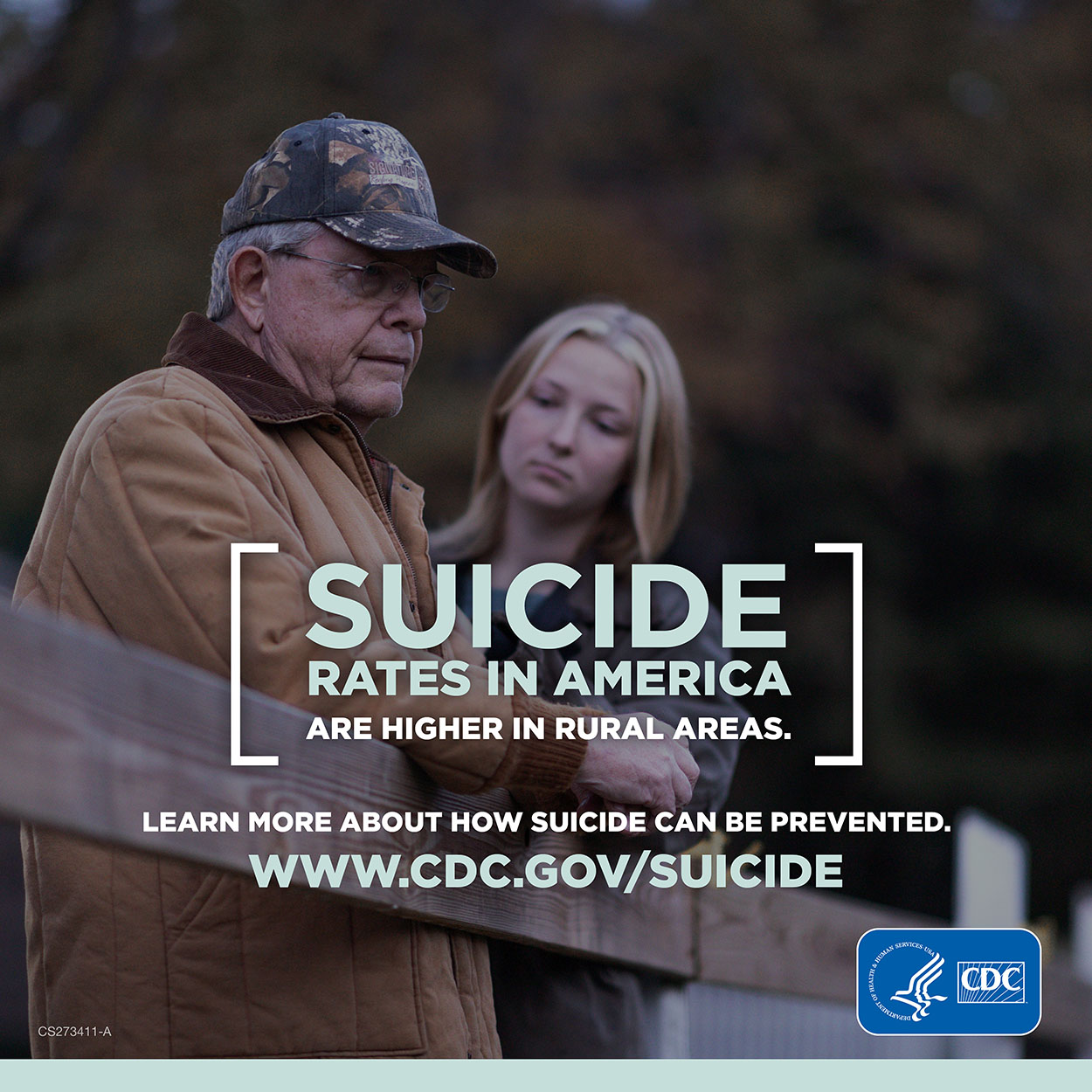 — title missing — A banner on suicide provided by the CDC.