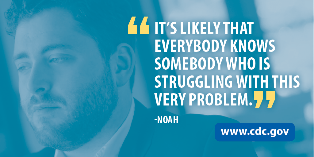 "It's likely that everybody knows somebody who is struggling with this very problem." - Noah