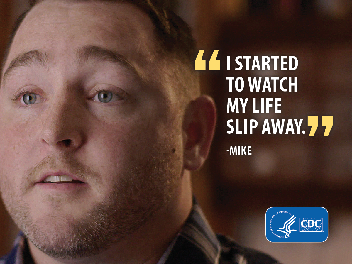 "I started to watch my life slip away." - Mike