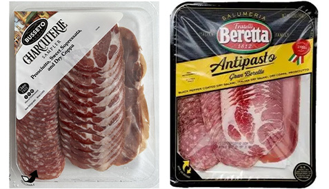 charcuterie-meats Charcuterie meats that may be contaminated.
