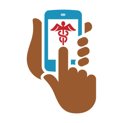 — title missing — Illustration of mobile health.