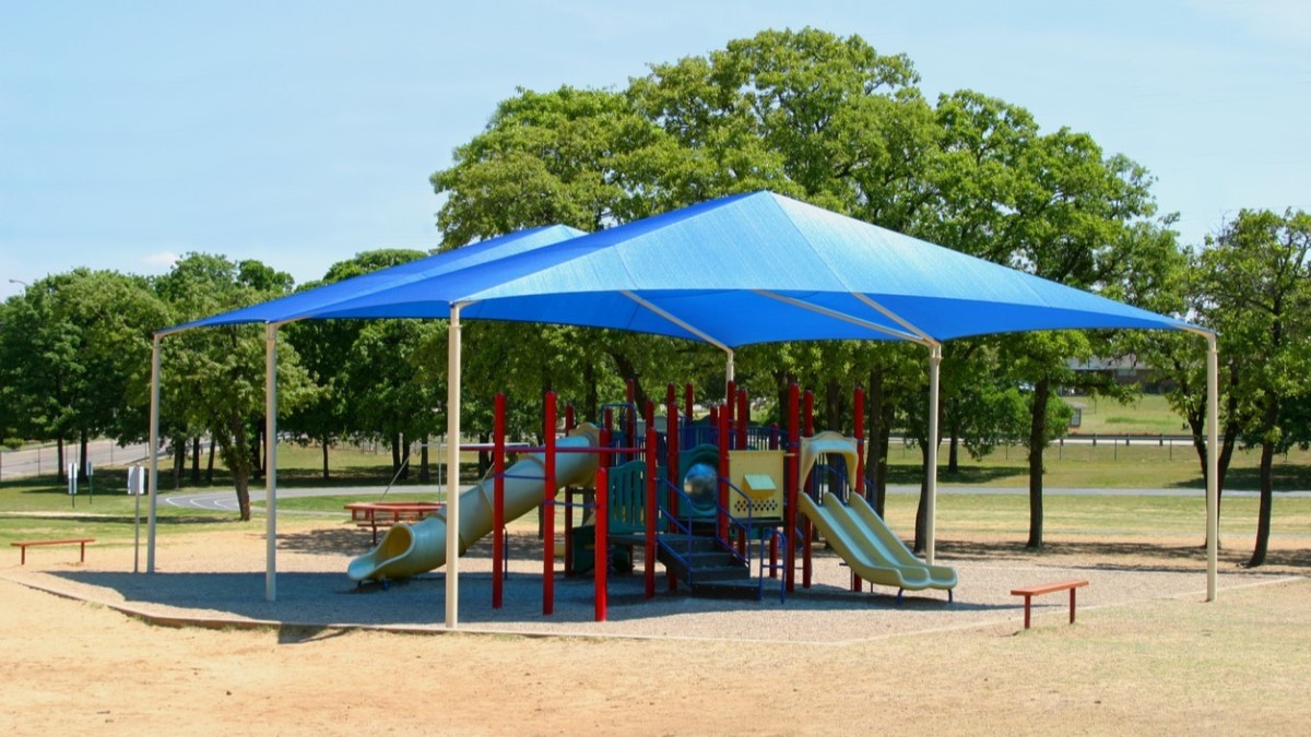 Playground Shade a shaded playground