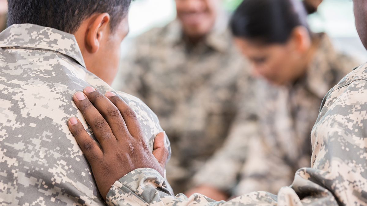 — title missing — Veteran support group
