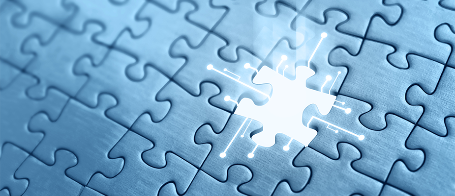 puzzle with missing piece showing connectivity lines puzzle with missing piece showing connectivity lines