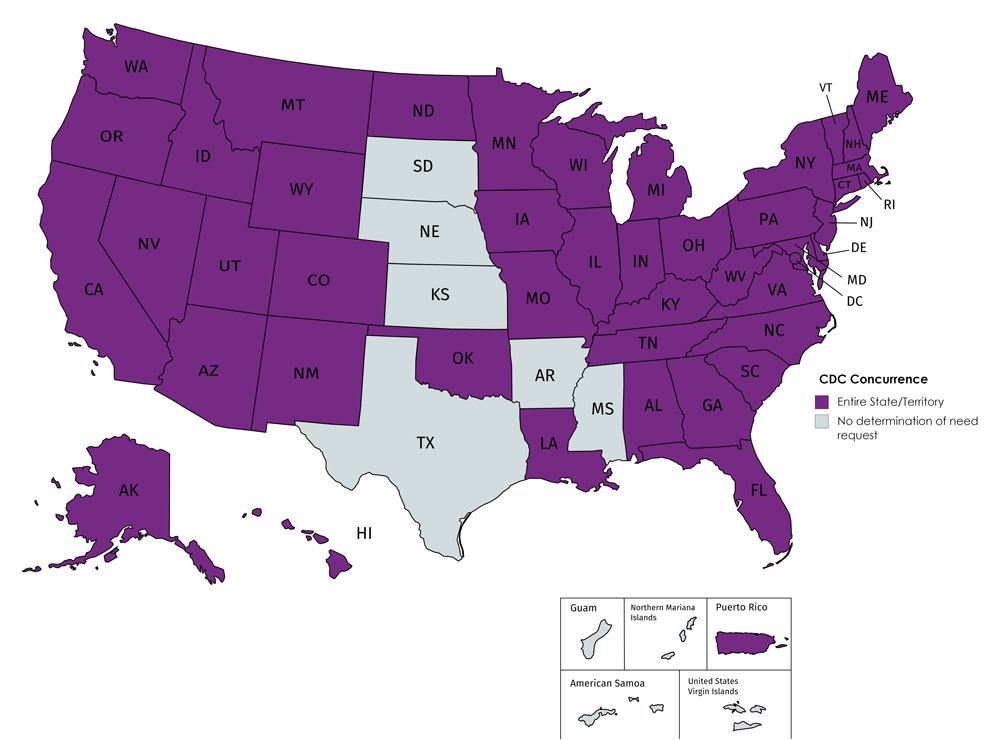 cdcsspconcurrencemap.jpg Map of CDC Concurrence