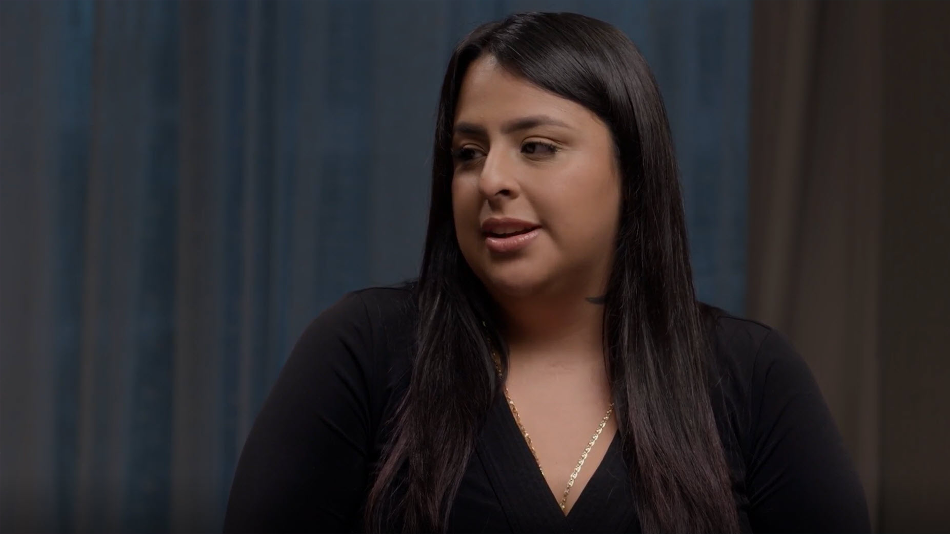 A screenshot of TB survivor Karen