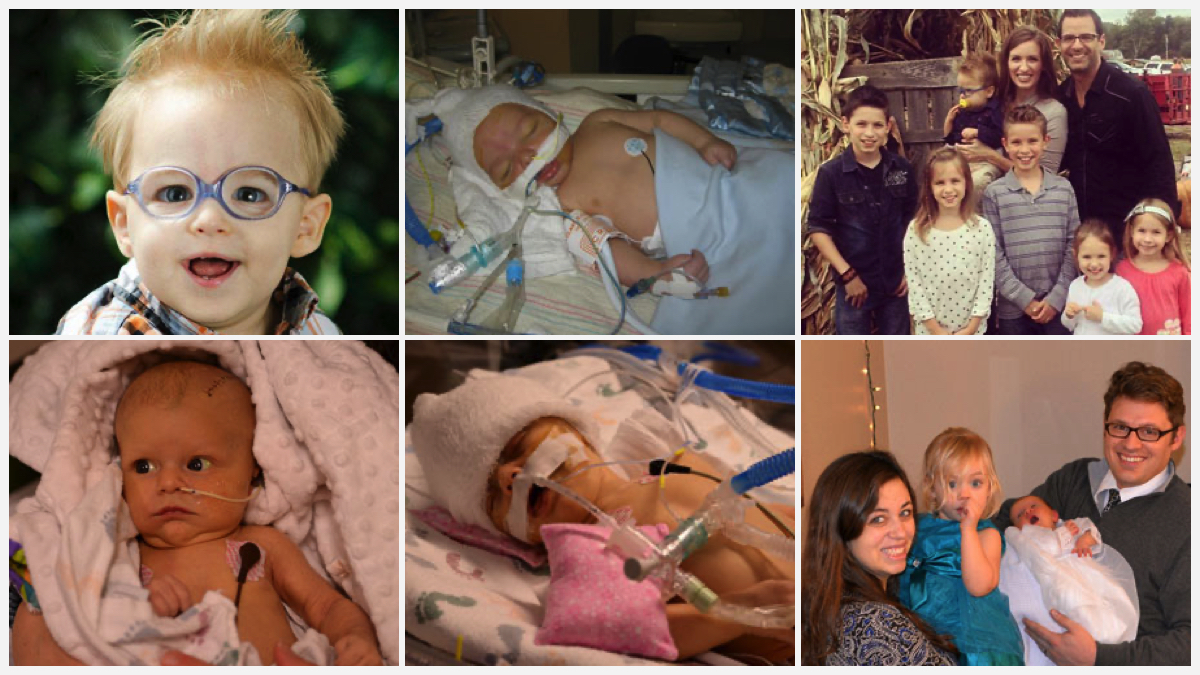 An image collage of people affected by vitamin k deficiency bleeding