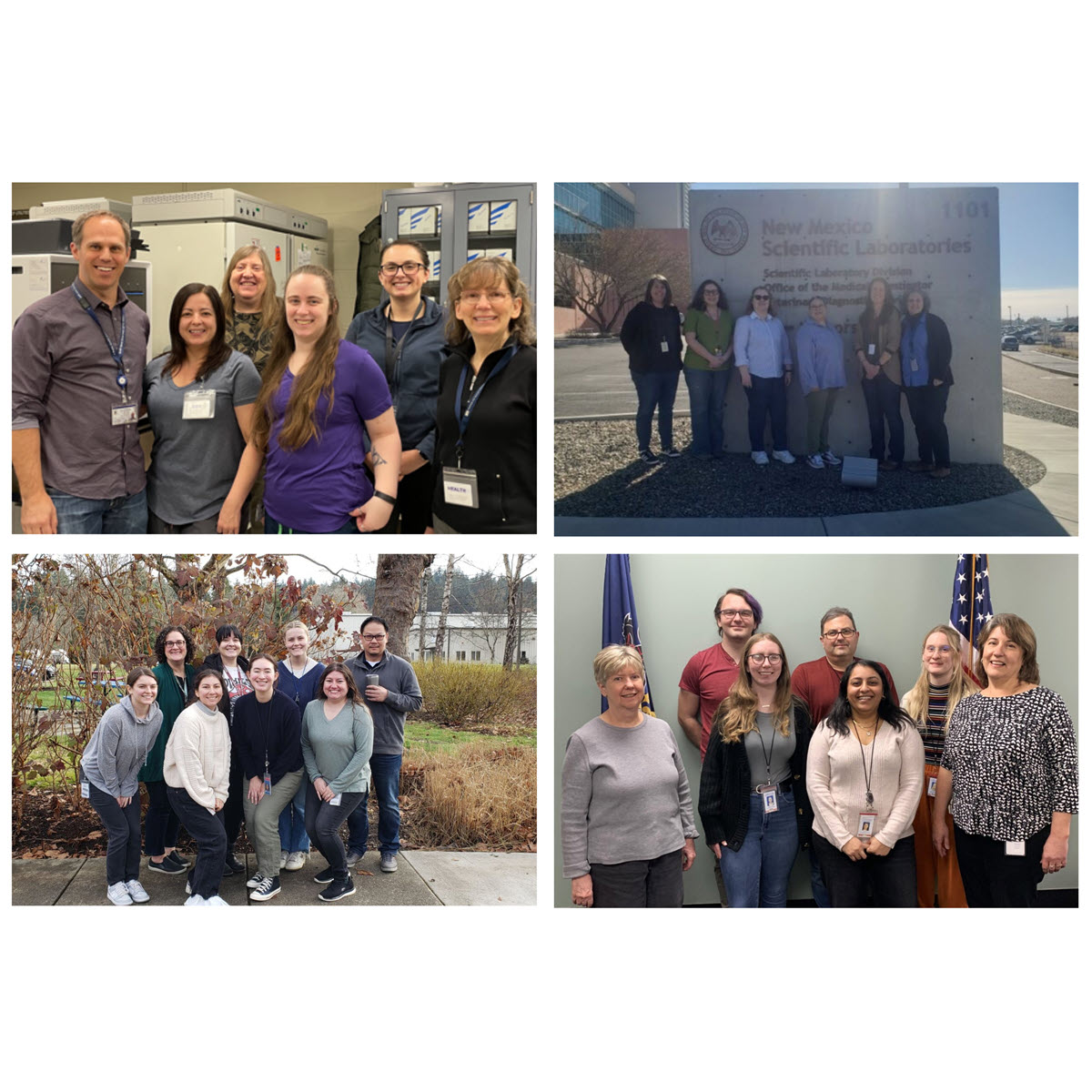 New Mexico, Pennsylvania, Rhode Island, and Washington Public Health Laboratories Staff from New Mexico, Pennsylvania, Rhode Island, and Washington Public Health Laboratories